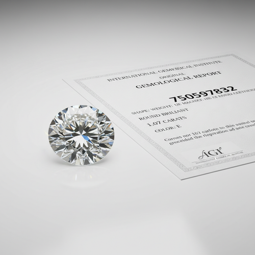 1.07 Carat Lab Diamond with IGI Certificate
